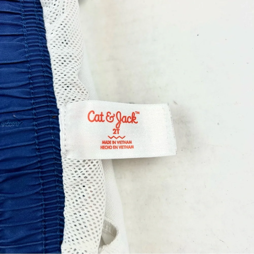 Cat & Jack Boy Tropical Design Swim Trunks